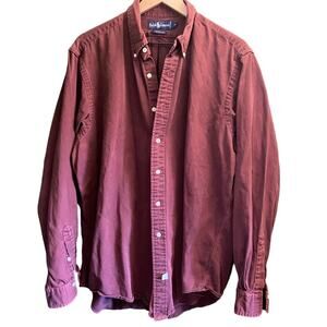 Ralph Lauren Shirt Men's XL 100% Cotton Button Down